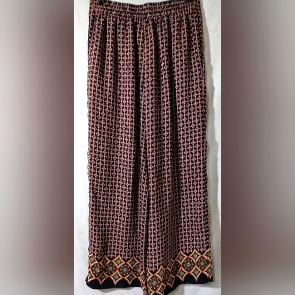 Max Studio Printed Wide Leg Pants - Picture 2 of 6
